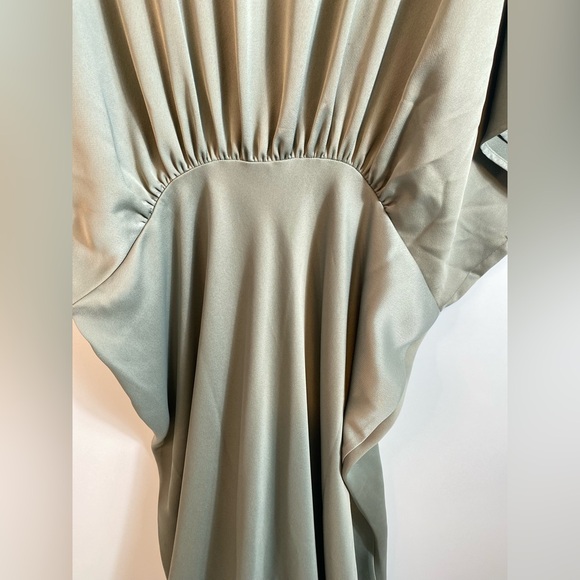 BHLDN Olive Green Wedding Dress - Picture 13 of 15